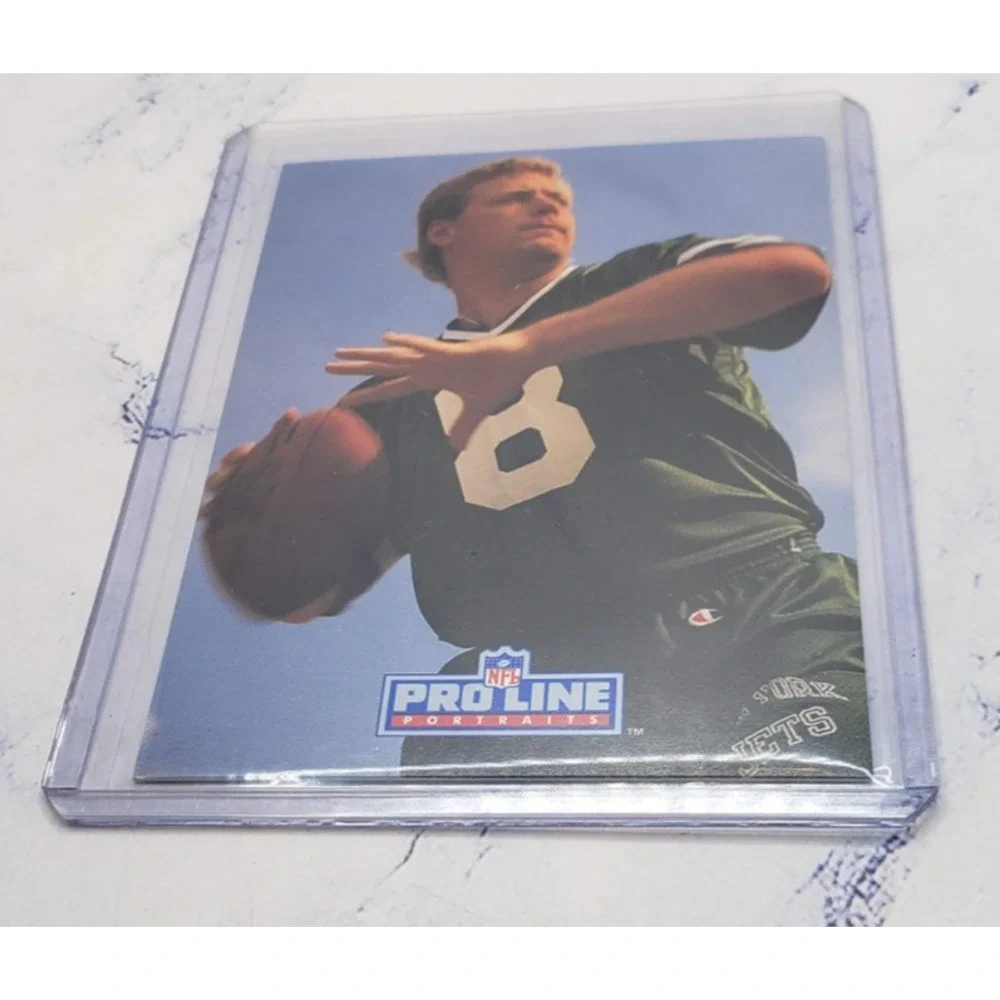 1991 NFL Pro Line Portraits Browning Nagle RC Rookie #188 New York Jets